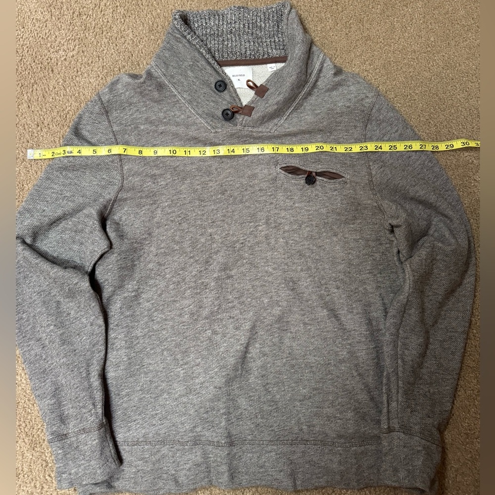 Billy Reid Men’s Gray Pullover Sweater